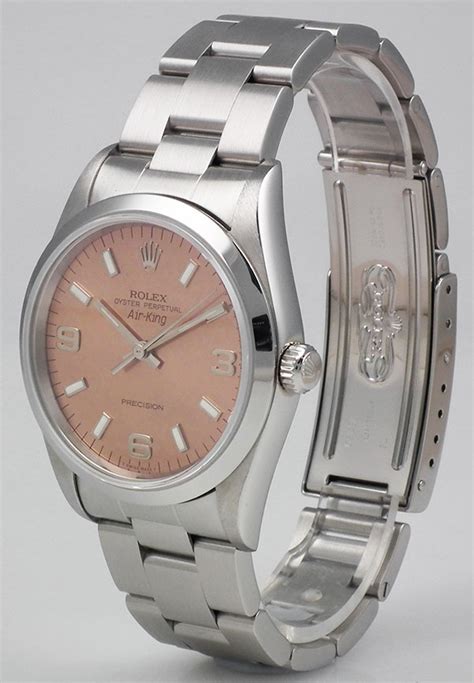 salmon face rolex|pink salmon dial watch.